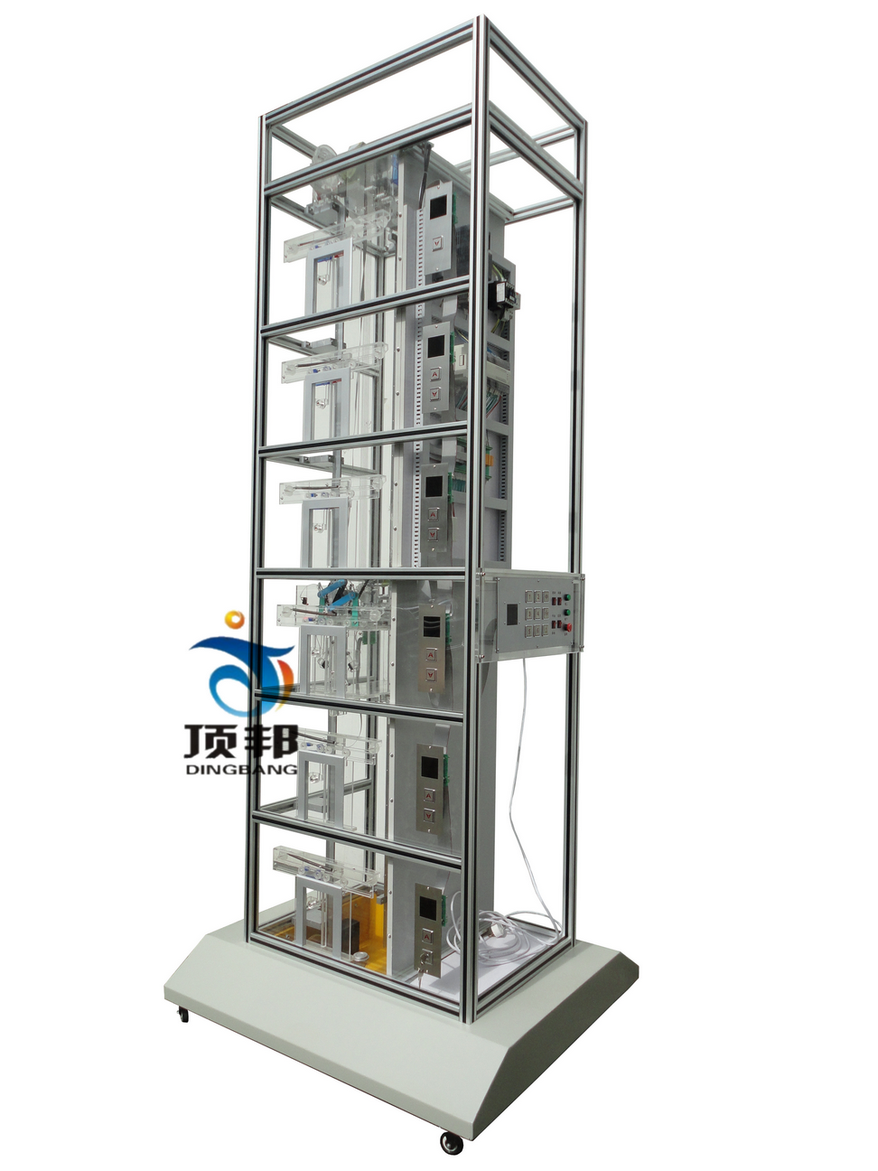 六層透明電梯模型