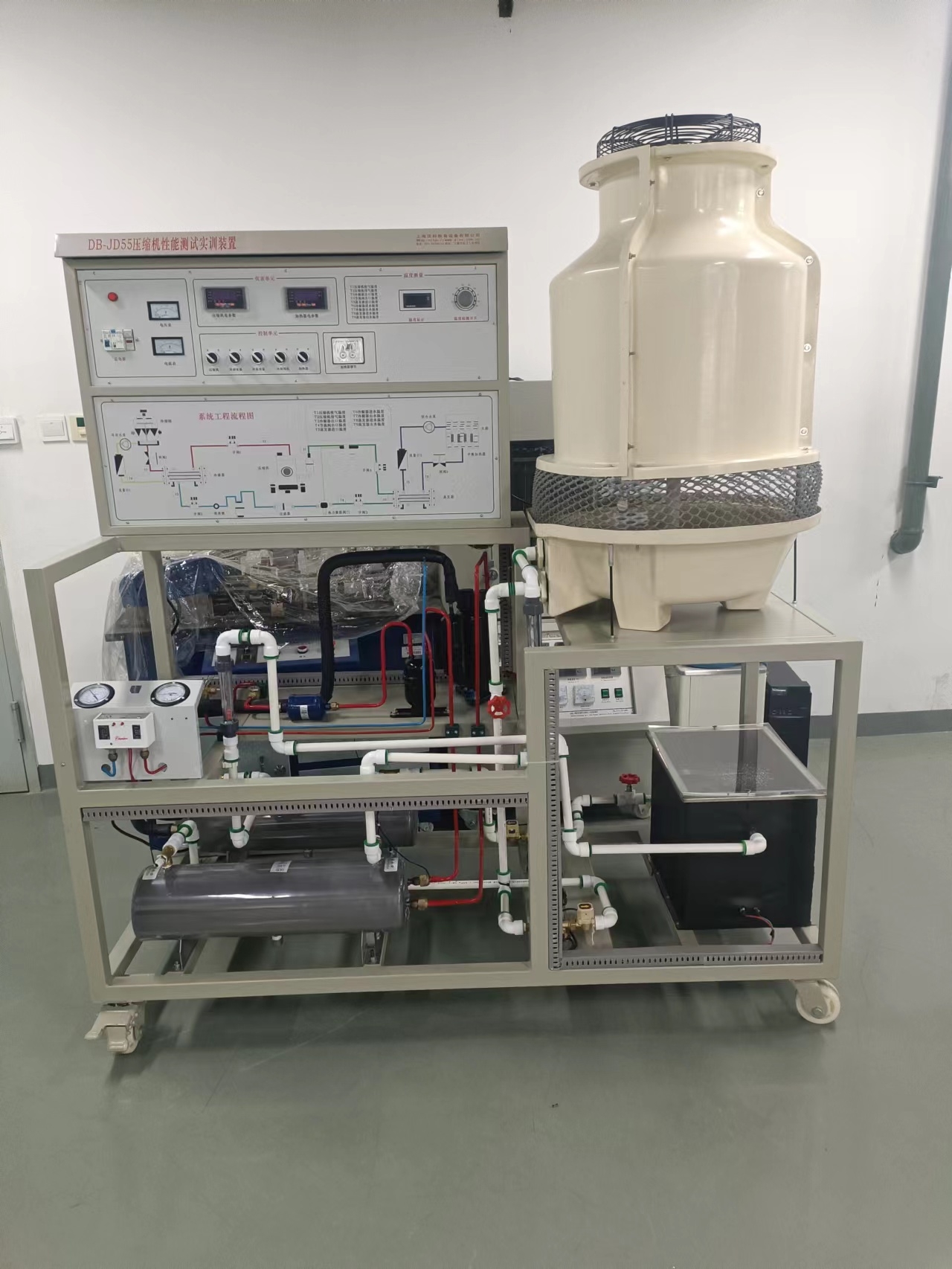 壓縮機性能測試實訓(xùn)裝置