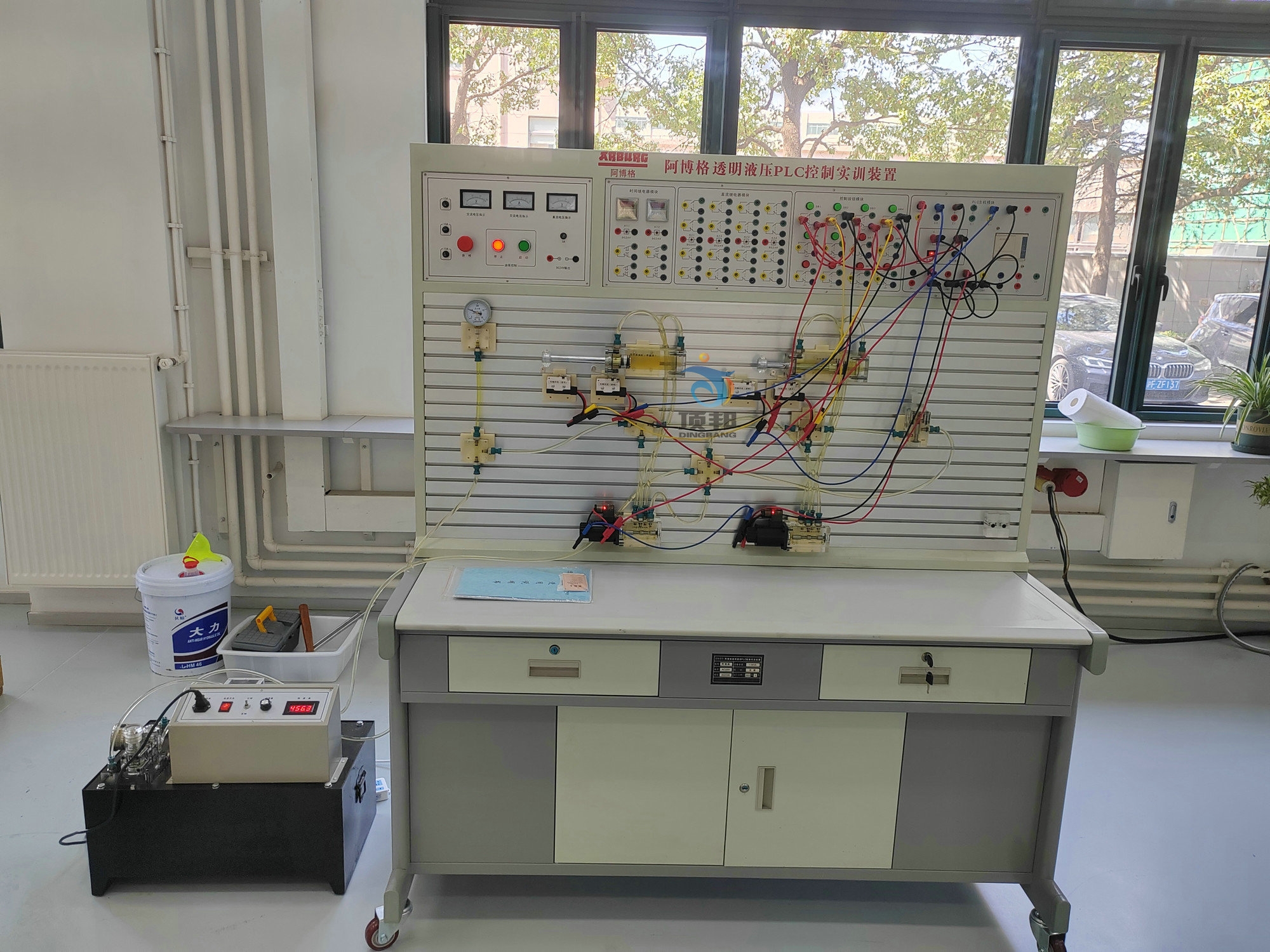 透明液壓PLC控制實訓裝置